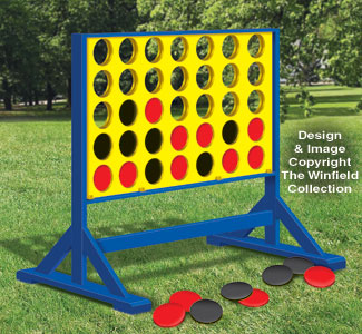 Four-In-A-Row Yard Game Plan - The Winfield Collection