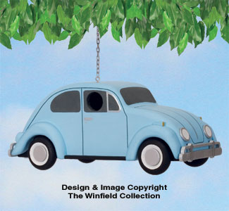 VW Beetle Birdhouse Pattern - The Winfield Collection
