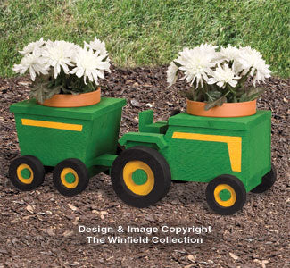 Tractor and Wagon Planter Plan - The Winfield Collection