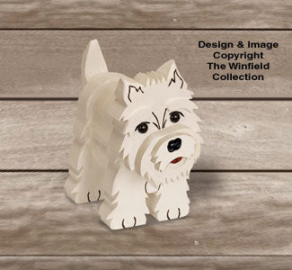 Layered Westie Terrier Pattern - The Winfield Collection