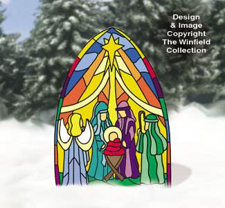 Large Dazzling Nativity Pattern - The Winfield Collection