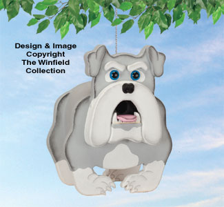 Bulldog Birdhouse Pattern - The Winfield Collection