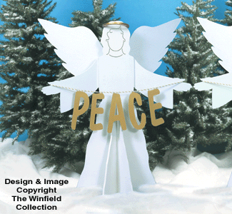 Peace On Earth Angels Woodcraft Pattern - The Winfield Collection
