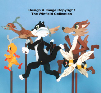 5 Wacky Fun Whirligigs Wood Project Plan - The Winfield Collection