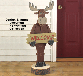Welcome Moose Woodcraft Pattern - The Winfield Collection