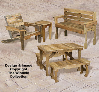 Pallet Wood Furniture Set (W1904, 1905, 1906) - The Winfield Collection