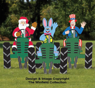 Tractor and Drivers Pattern Set (YD252, W1336CY, W1982 & 1983) - The Winfield Collection