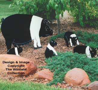 Sow & Piglets Woodcraft Pattern - The Winfield Collection