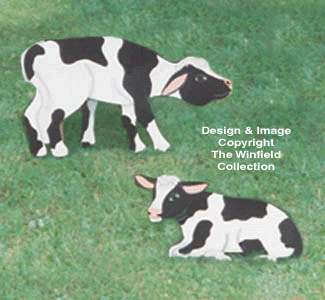 Two Calves Woodcraft Pattern - The Winfield Collection