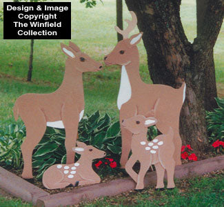 Deer Family Woodcraft Pattern - The Winfield Collection