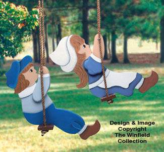 Swingin' Dutch Kids Woodcraft Pattern - The Winfield Collection