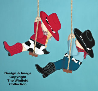 Swingin' Cowkids Woodcraft Pattern - The Winfield Collection