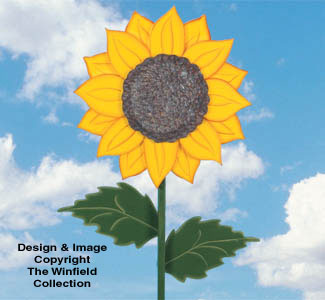 Large Yard Sunflower Woodcraft Pattern - The Winfield Collection