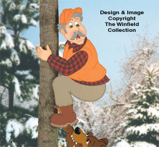Treed Hunter Woodcraft Pattern - The Winfield Collection