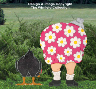 Backside Lady & Chicken Pattern - The Winfield Collection