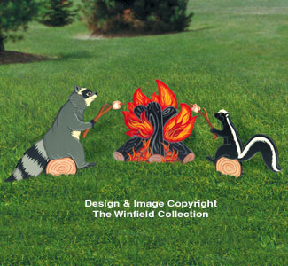 Campfire Coon & Skunk Patterns - The Winfield Collection