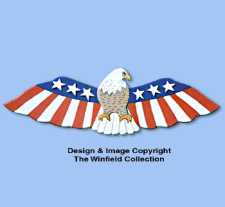 Patriotic Eagle Woodcraft Pattern - The Winfield Collection