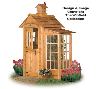 Garden Shed & Acents Woodworking Plans - The Winfield Collection