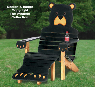 Bear Adirondack Chair Wood Plans - The Winfield Collection
