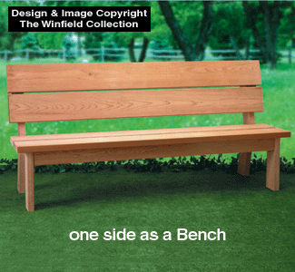 Benchnic Table Wood Project Plan - The Winfield Collection
