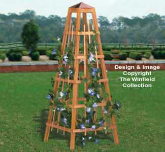 Garden Obelisk Woodworking Plan - The Winfield Collection