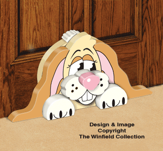 Rabbit & Raccoon 3D Door Stop Patterns - The Winfield Collection
