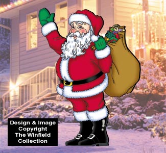 Waving Santa Pattern - The Winfield Collection