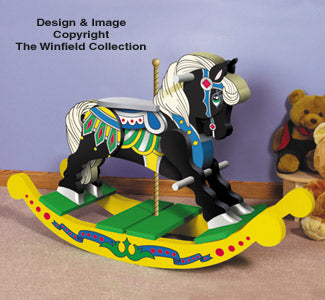 Carousel Rocking Horse Plan - The Winfield Collection