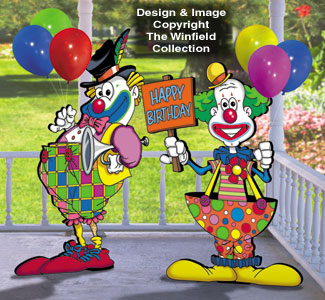 Birthday Clowns Pattern - The Winfield Collection