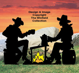 Campfire Cowpokes Shadow Pattern - The Winfield Collection