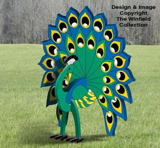 3D Peacock Pattern - The Winfield Collection