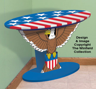 Oval Eagle Table Pattern - The Winfield Collection