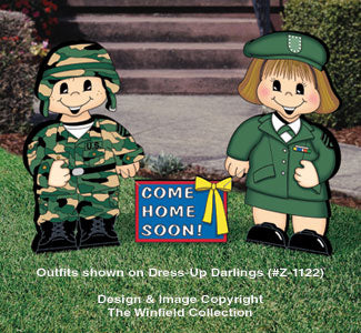 Dress-Up Darlings Army Outfits Pattern - The Winfield Collection