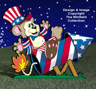Firecracker Bear Pattern - The Winfield Collection