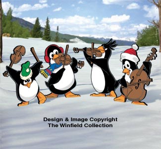Musical Penguins Pattern Set - The Winfield Collection