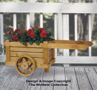 Garden Cart Planter Pattern - The Winfield Collection