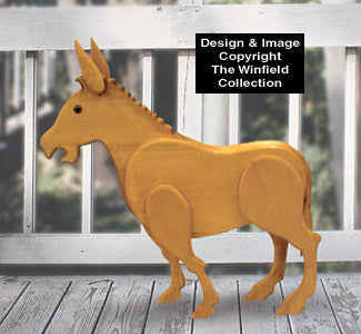 Garden Donkey Pattern - The Winfield Collection
