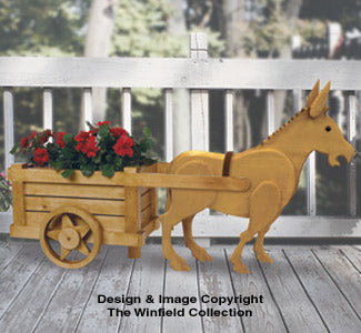 Garden Donkey and Cart Pattern Set - The Winfield Collection