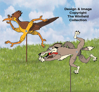 Roadrunner & Coyote Whirligig Pattern - The Winfield Collection