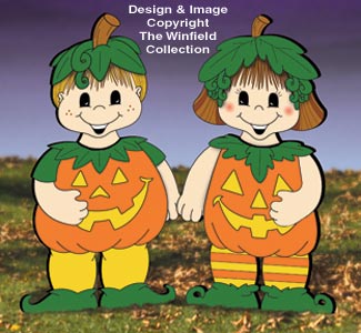 Dress-Up Darlings Pumpkin Pals Outfits Pattern - The Winfield Collection