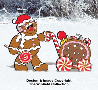 Gingerbread Candy Cart Pattern - The Winfield Collection