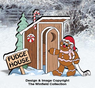 Gingerbread Outhouse Pattern - The Winfield Collection