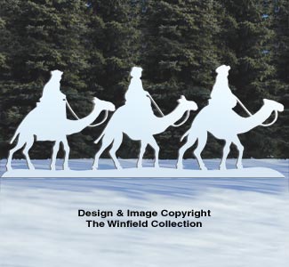Three Kings on Camels Pattern - The Winfield Collection