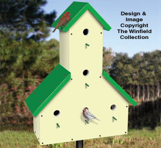 Five Room Birdhouse Pattern - The Winfield Collection