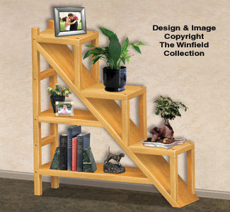 Staircase Shelving Unit Paper Pattern - The Winfield Collection