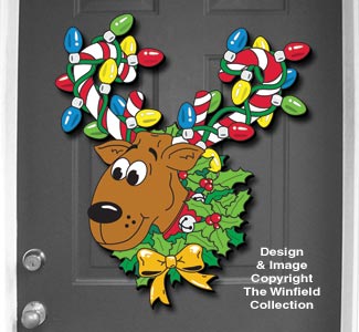 Reindeer Wreath Pattern - The Winfield Collection
