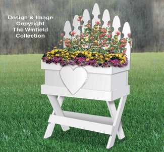 Picket Fence Flower Box Plan - The Winfield Collection