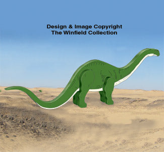 3D Apatosaurus Pattern - The Winfield Collection