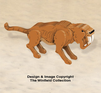 3D Saber Tooth Tiger Pattern - The Winfield Collection
