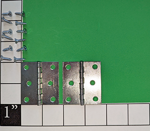 STEEL HINGE 2"L X 1-13/16"W (2pk) - The Winfield Collection